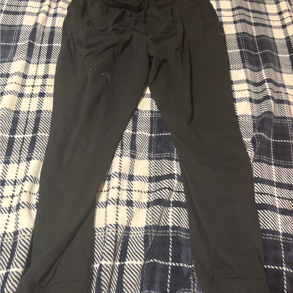 Athletic Works Men's Black Joggers
